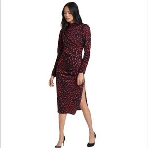 REPOSH! Who What Wear Fuff Long Sleeve High Neck Dress
